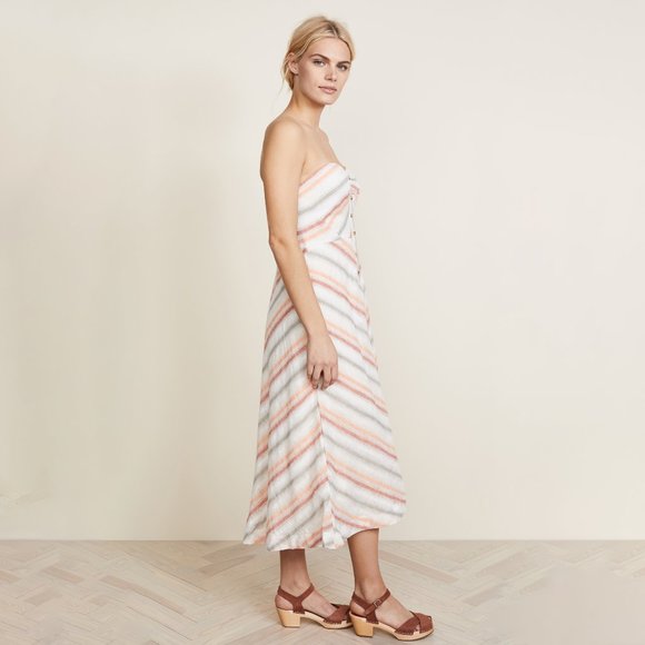Free People Dresses & Skirts - Free People | Striking Striped Midi Dress